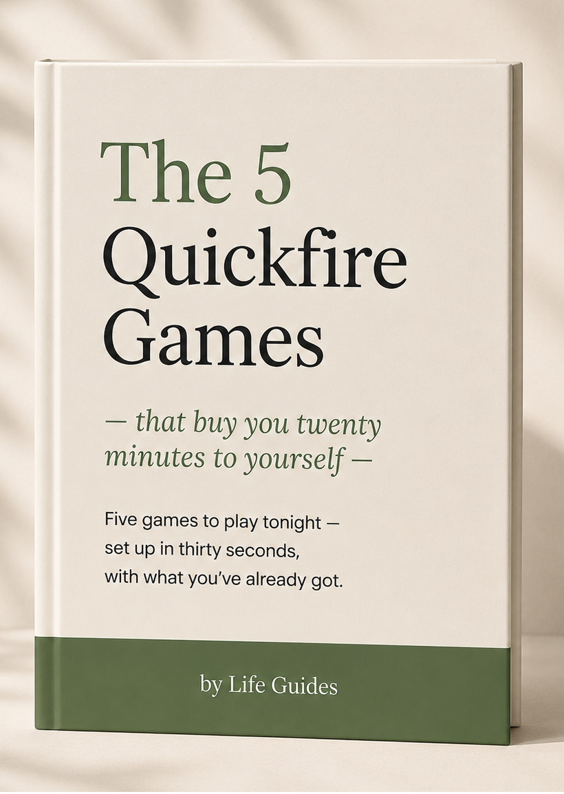 The 5 Quickfire Games — free toddler activity guide by Life Guides.