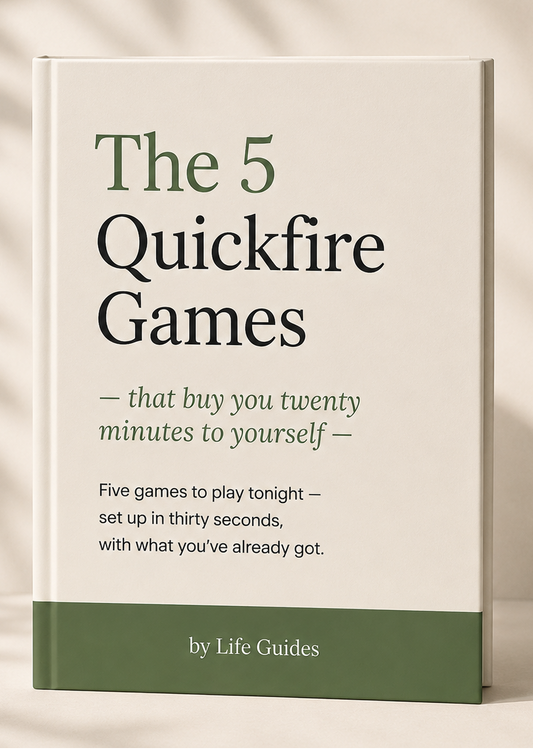 The 5 Quickfire Games — free toddler activity guide by Life Guides.