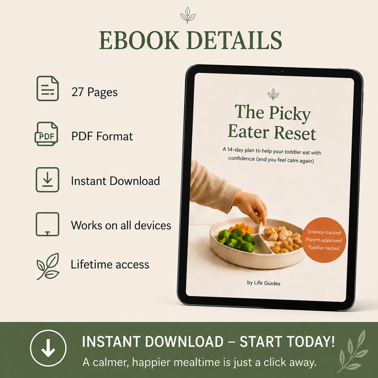 The Picky Eater Reset — what's inside the 14-day toddler eating plan.